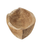 Bloomingville Laveen Tablett aus Teakholz, Natur, 60 cm für Servieren & Dekorieren