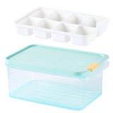 LocknLock Freezer Fit Vorratsdose 1,65 L mit 8er Eiswürfelportionierer - Frischhaltedose, Gefriergeeignet