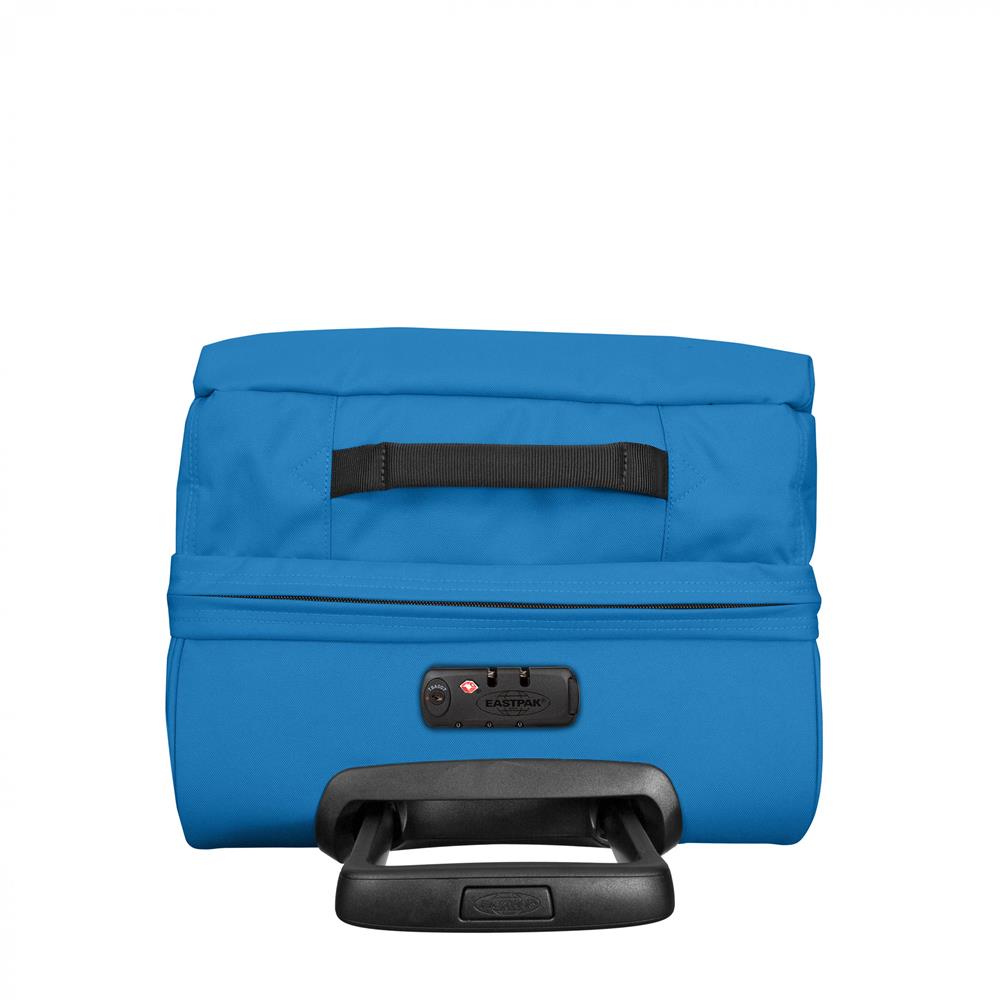 Eastpak TRANVERZ S, Kleiner Reisetrolley, Bubble Blue (blau), 42L, Rollkoffer mit 2 Rädern und TSA-Schloss