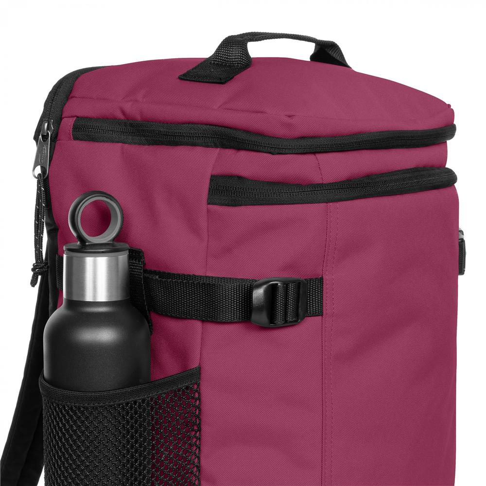 Eastpak CARRY PACK, Reiserucksack, Wine Burgundy (rot), 30L, Reisetasche mit Flaschenhalter und Laptopfach