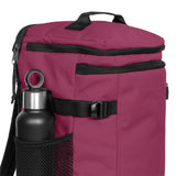 Eastpak CARRY PACK, Reiserucksack, Wine Burgundy (rot), 30L, Reisetasche mit Flaschenhalter und Laptopfach