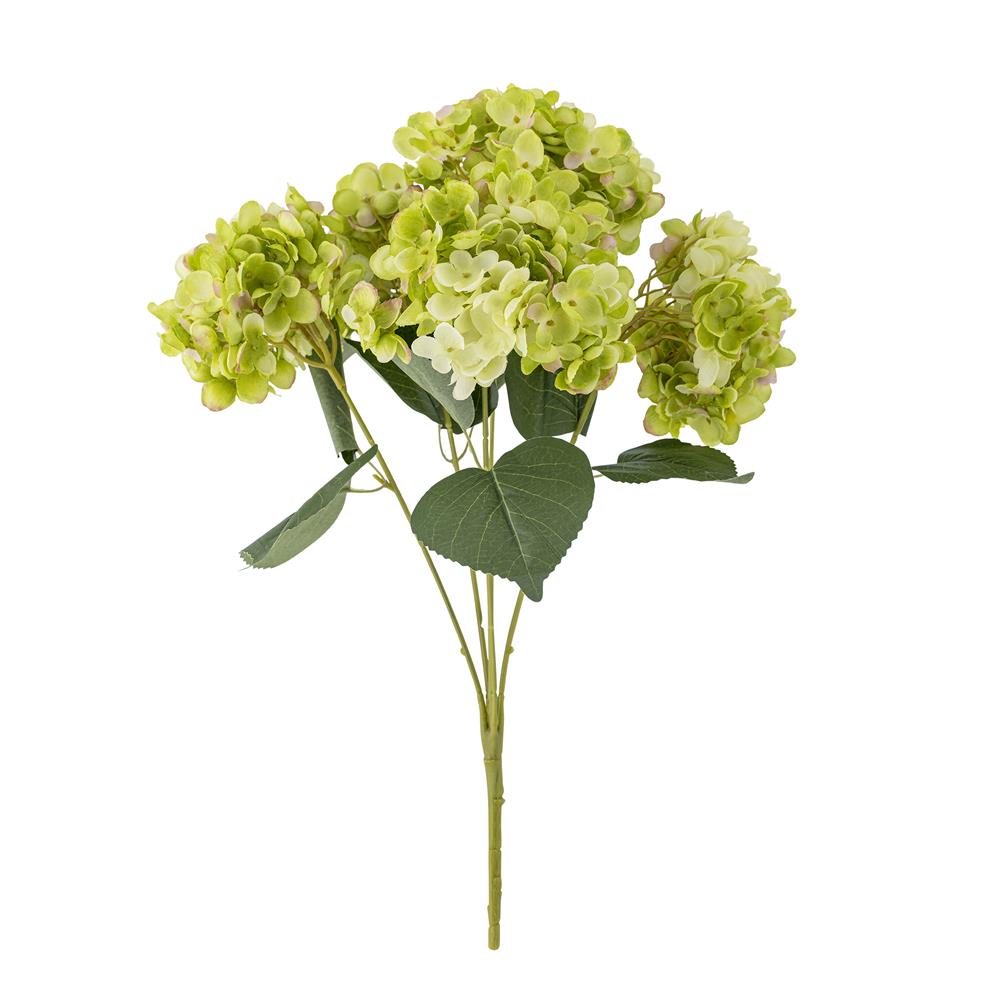 Bloomingville Hydrangea Hortensie Kunstblume Weiß Stiel 49 cm