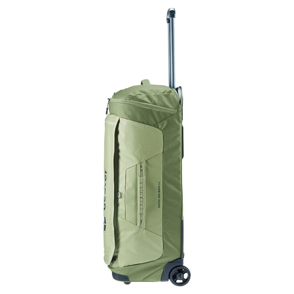 deuter Duffel Pro Movo 60, Reisetrolley, mineral-grove (grün), 60L, Rollkoffer mit 2 Rädern
