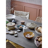 Bloomingville Heikki Schale, Braun, Steingut, 19x7,5 cm, dänisches Design