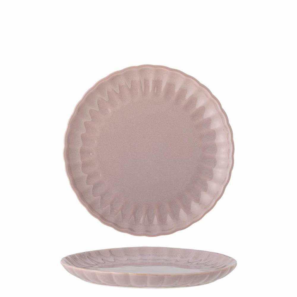 Bloomingville Latina Teller, Rose, 20 cm, Steingut, dänisches Design