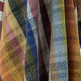 Bloomingville Elmy Decke Bunt Recycelte Baumwolle L160xW130 cm – bunte Baumwolldecke