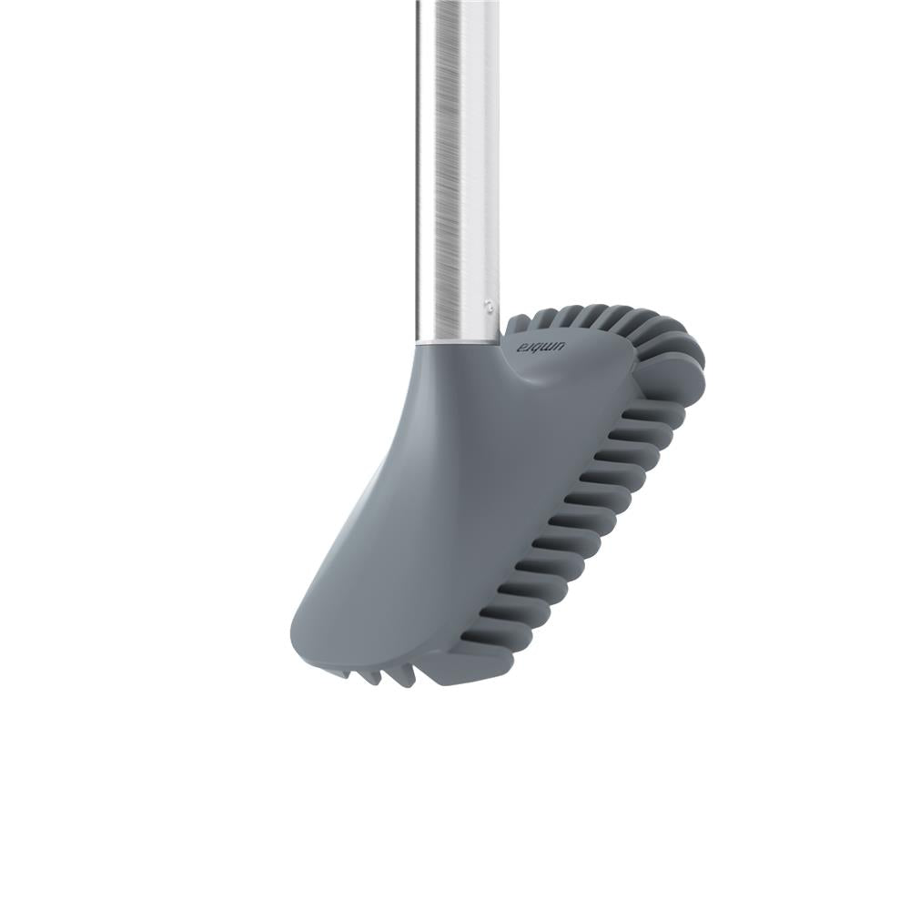 Umbra Flex Toilettenbürste mit Halterung zum Kleben für Wand- und Bodenanbringung in Weiß