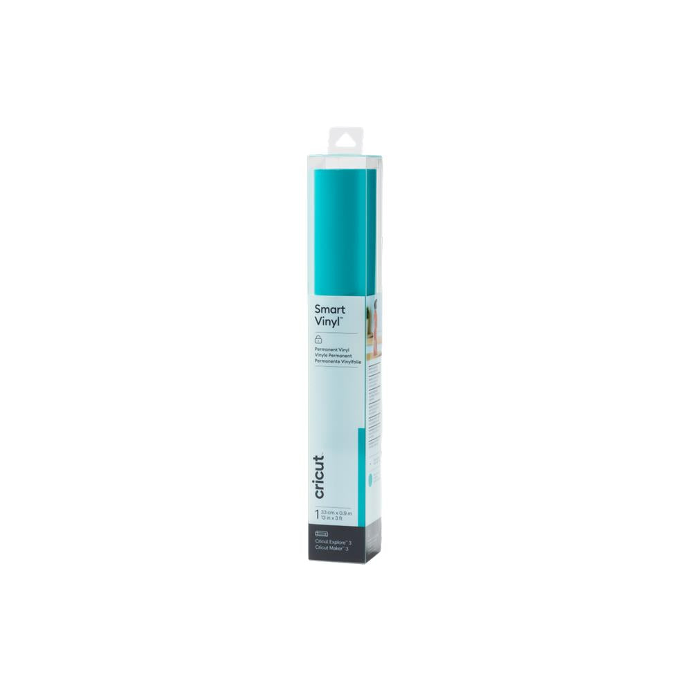 Cricut Smart Vinyl Klebefolie Permanent in Aqua für Explore 3 und Maker 3