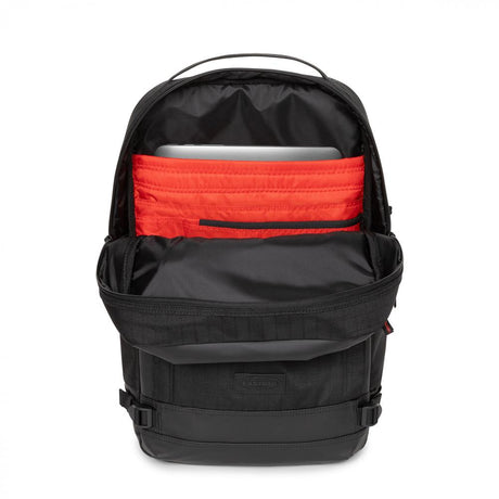 Eastpak TECUM M, Rucksack, CNNCT Rip Black (schwarz), 19L, mit Flaschenhalter und Laptopfach