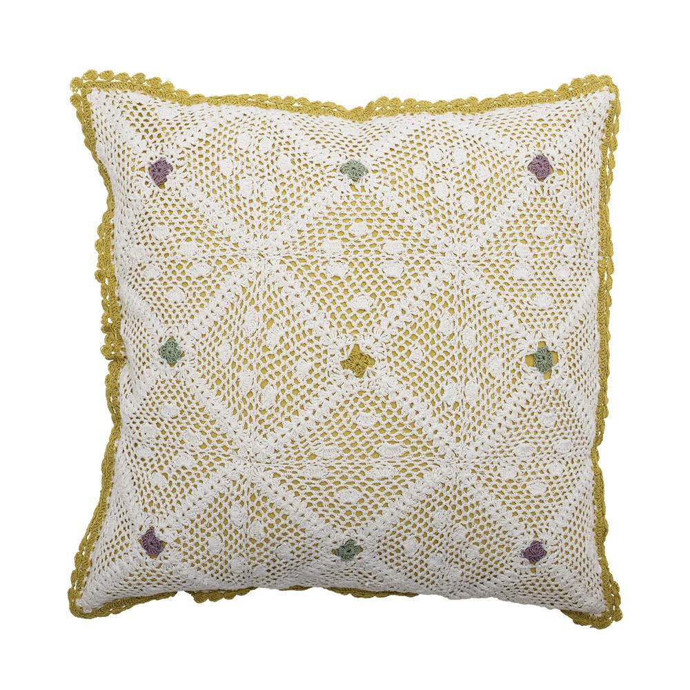 Bloomingville Rovigo Kissen Natur 45x45 cm – handgefertigt, gehäkelt & gemütlich