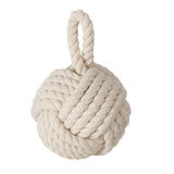 BOLTZE Türstopper als Knoten Zuber in Beige 23x15cm aus Jute mit praktischer Schlaufe