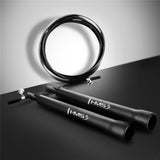 Speed Rope Springseil 280 cm Stahlseil verstellbar Schwarz | HMS SK50