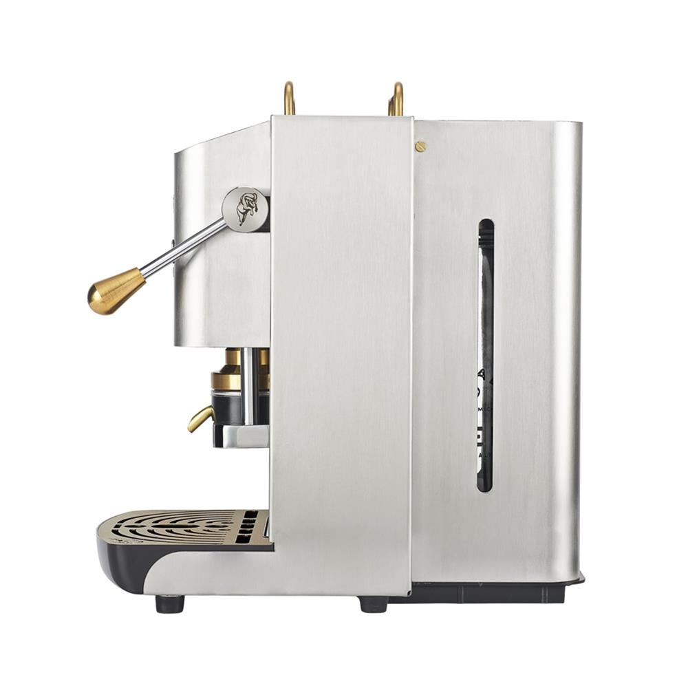 Faber Pro Deluxe Inox Matt Satin Messing ESE Pad Kaffeemaschine 44 mm