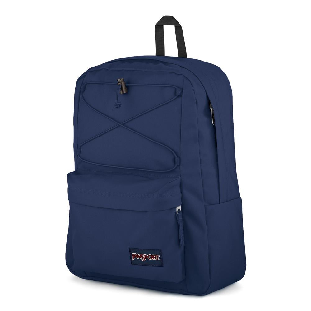 JanSport Flex Pack, Rucksack, Navy (blau), 26L, mit Laptopfach und Flaschenfach