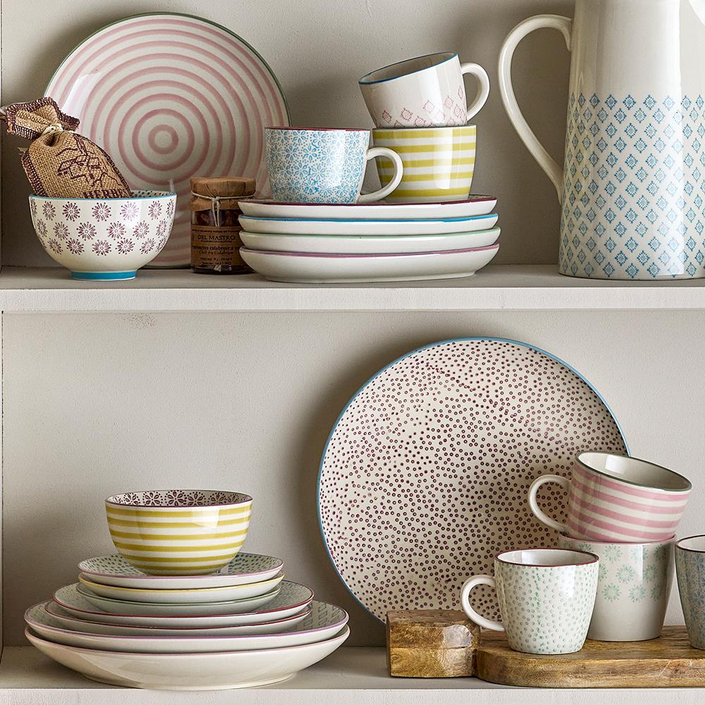 Bloomingville Patrizia Teller, 3er Set, 16cm, Steingut, dänisches Design