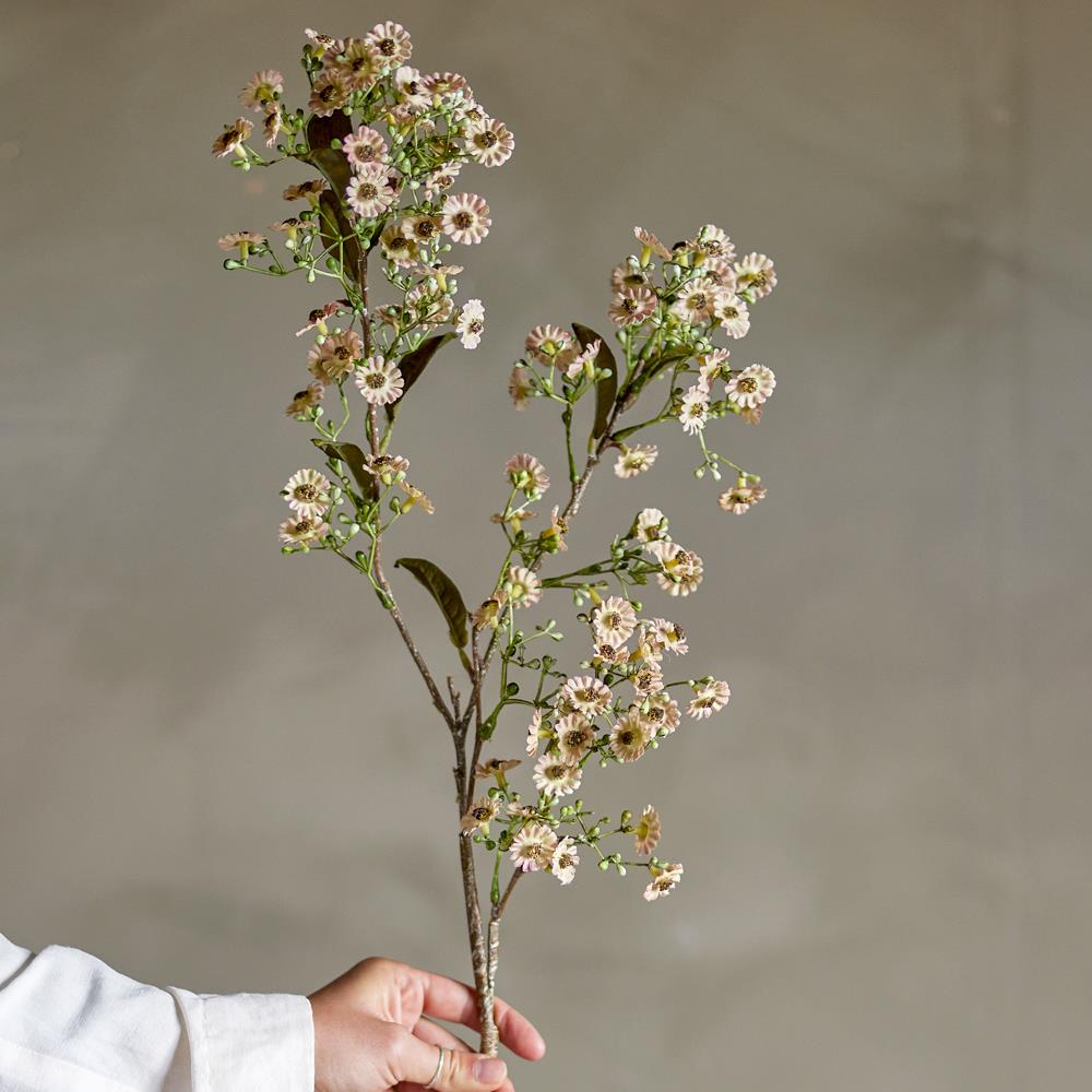 Bloomingville Waxflower Kunstblume Weiß 91cm naturgetreu Stiel