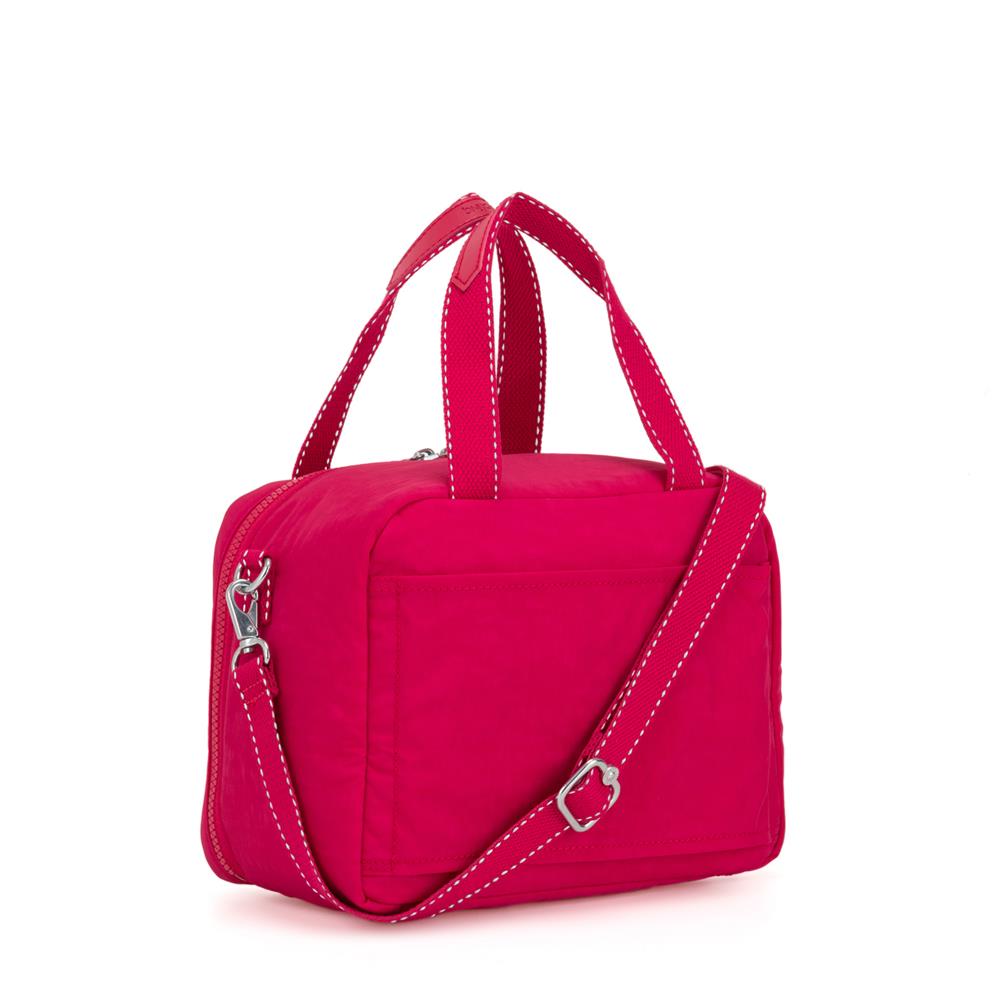Kipling MIYO, Große Lunchbox, True Pink (pink), Frühstückstasche mit Trolleyschlaufe