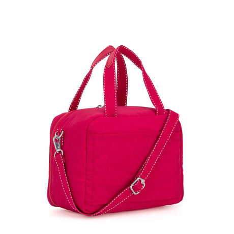 Kipling MIYO, Große Lunchbox, True Pink (pink), Frühstückstasche mit Trolleyschlaufe