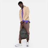 Eastpak WYOMING, Rucksack, Black Denim (grau), 24L, mit Leder-Unterseite