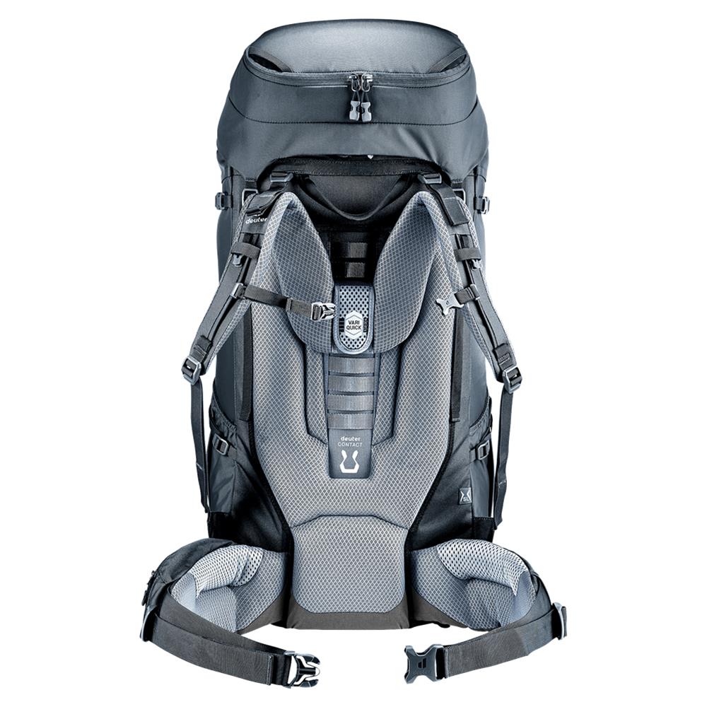 deuter Voyager 60+10 SL, Reiserucksack, black (schwarz)