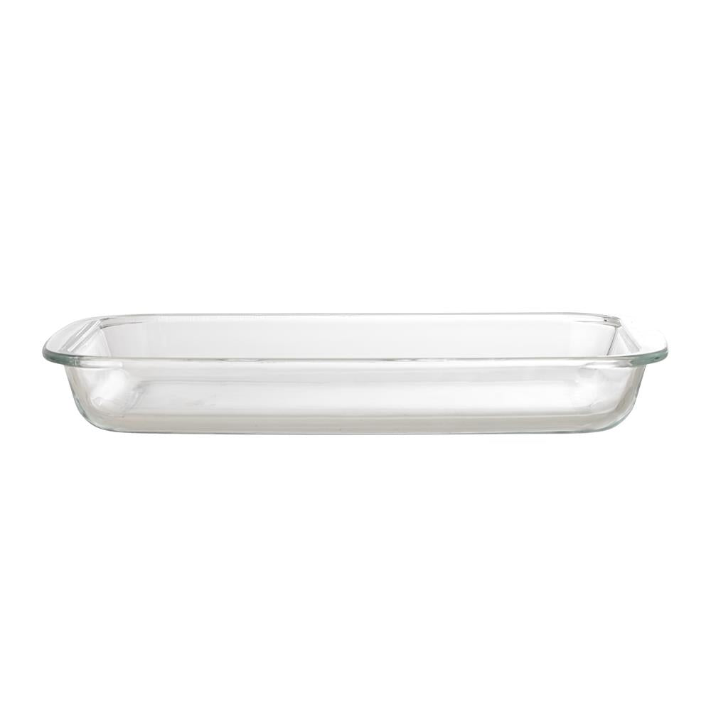 Bloomingville Mariam Serviertablett mit Ofenform aus Glas, 46x11x26 cm