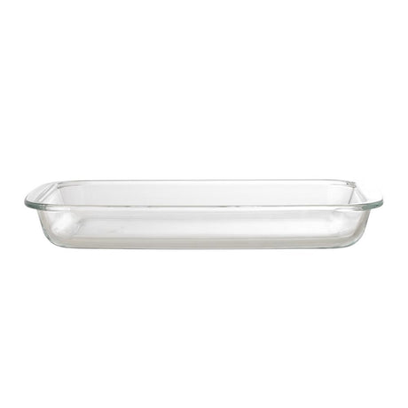 Bloomingville Mariam Serviertablett mit Ofenform aus Glas, 46x11x26 cm