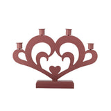 Bloomingville Salia Adventskerzenständer Rot MDF Adventskranz Kerzenhalter