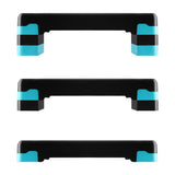 Aerobic Stepper 3-fach höhenverstellbar Schwarz/Mint für Fitness und Workout | HMS AS002