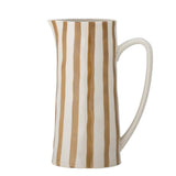 Bloomingville Begonia Krug Steingut Braun 1,3 L Wasserkrug dänisches Design