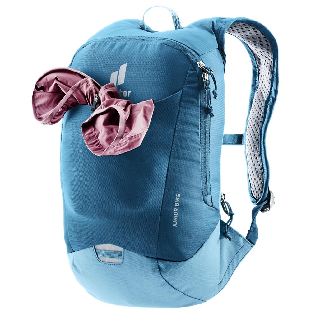 Deuter Junior Bike, Fahrradrucksack, wave-aqua (blau), 8L, Kinderrucksack