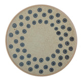 Bloomingville Tinni Teller blau D28,5 cm aus Steingut – Essteller für Küche & Tischdeko