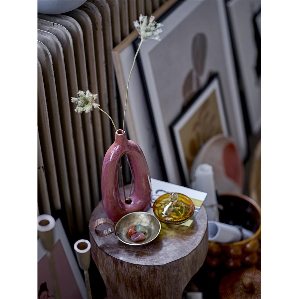 Bloomingville Danni Schale mit Deckel Gelb Glas Vorratsdose Behhälter Gefäß Dose dänisches Design