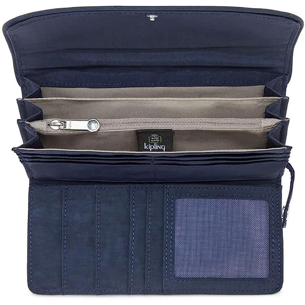 Kipling MONEY LAND Geldbörse Blue Bleu 2 RFID-Schutz