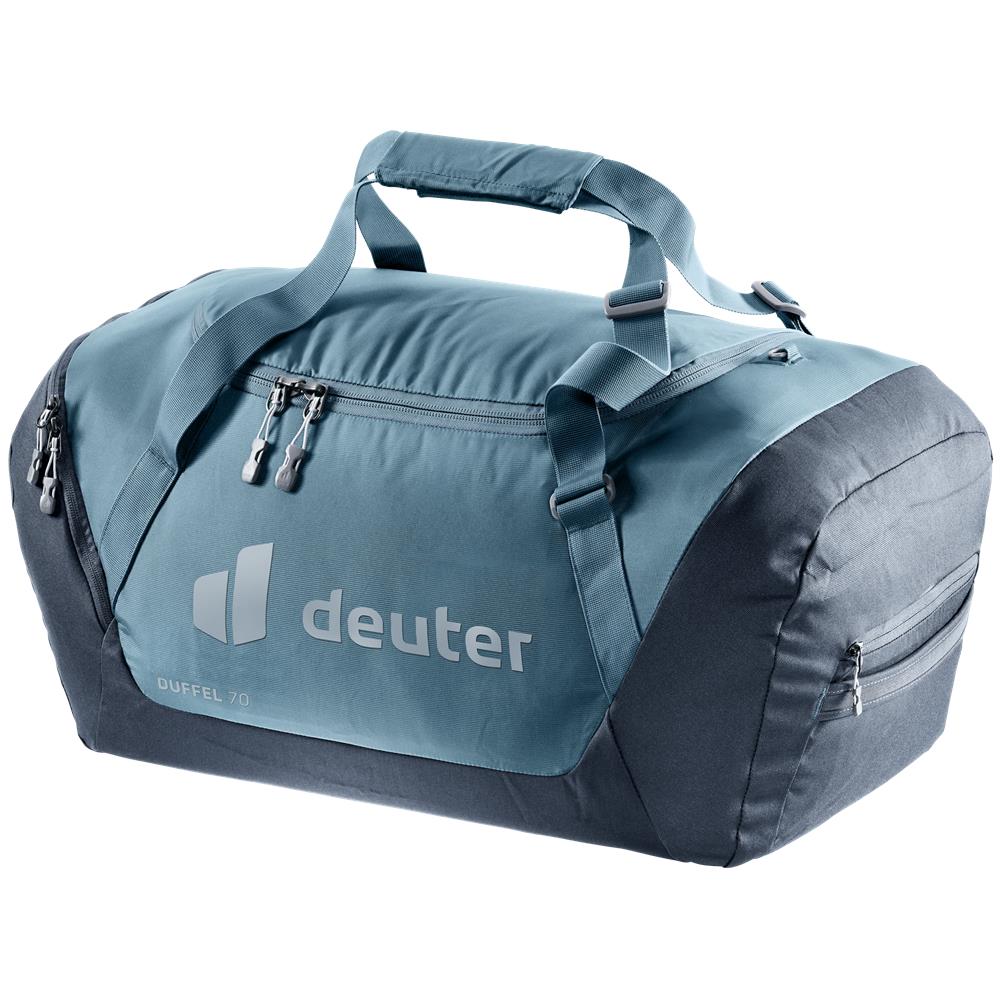 Deuter Duffel 70, Reisetasche, atlantic-ink (blau), mit Seitentasche und Netzinnentasche