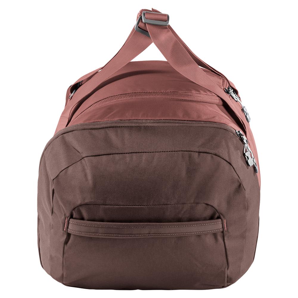 deuter Duffel 70, Reisetasche, caspia-raisin (braun), mit Seitentasche und Netzinnentasche