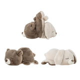 Bloomingville MINI Berta 2in1 Plüschtier Teddybär-Hase Braun Polyester