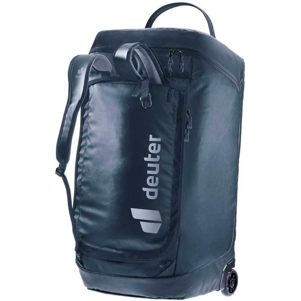 deuter Duffel Pro Roller 90, Reisetrolley, black (schwarz), Rollkoffer mit 2 Rädern