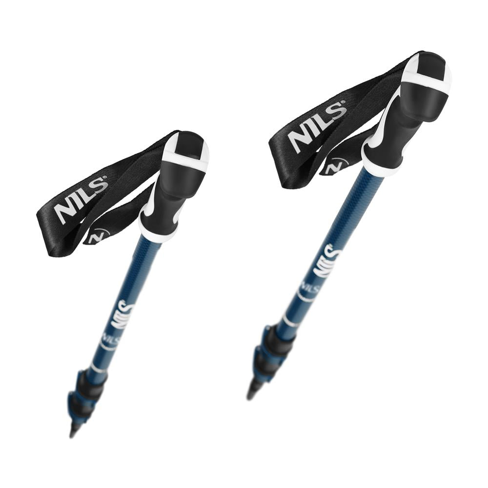 NILS Trekkingstöcke TK8601 Aluminium Wanderstöcke Blau