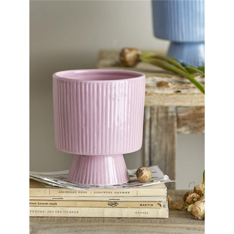 Bloomingville Ayleen Blumentopf, Rosa, Steingut, D12xH12,5 cm