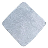 Mushie Baby-Kapuzenhandtuch, Baby Blue, aus 100% Bio-Baumwolle