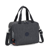 Kipling MIYO, Große Lunchbox, Marine Navy (blau), Frühstückstasche mit Trolleyschlaufe