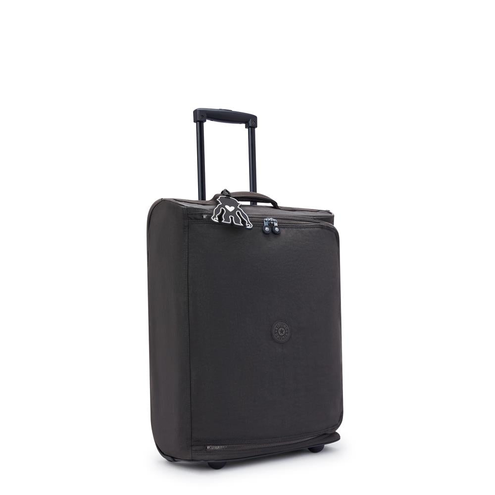 Kipling TEAGAN C, Kleine Reisetasche, Black Noir (schwarz), 33L, Handgepäck, 4-Rollen