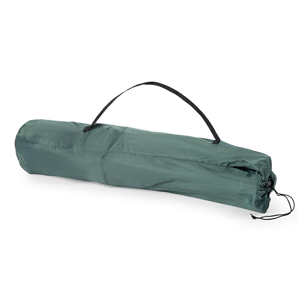 NILS CAMP Campingstuhl Grün - großer gepolsterter Klappstuhl mit Armlehnen für Camping & Garten