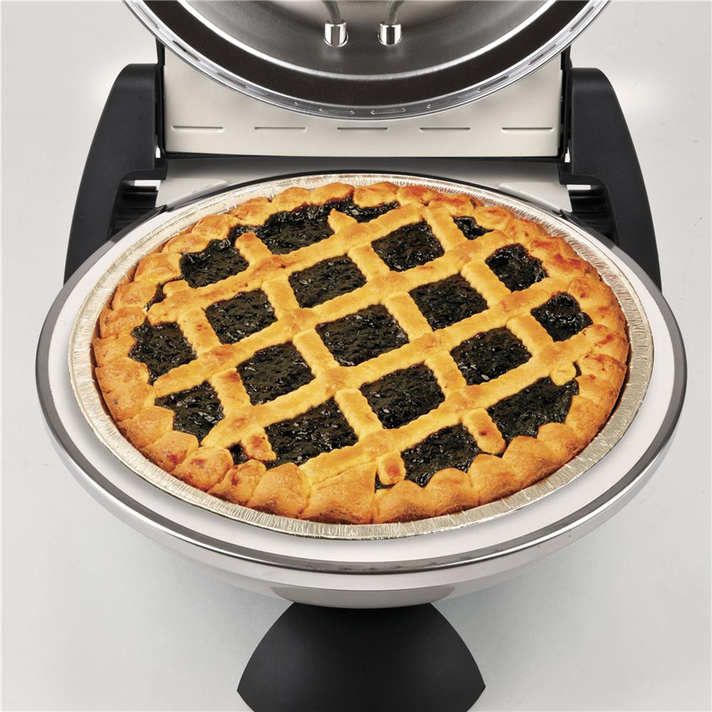 G3Ferrari elektrischer Pizzaofen Delizia Pizzamaker 1200 W für Pizza Ø 31cm icy cream Pizzamaker mit feuerfestem Naturstein beige Limitierte Edition