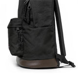 Eastpak WYOMING, Rucksack, Black (schwarz), 24L, mit Leder-Unterseite
