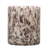 Bloomingville Felicita Teelichthalter – Braun, aus recyceltem Glas mit Antik-Finish