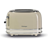 Ariete Vintage Toaster, Beige, 2-Scheiben-Toaster mit 6 Bräunungsstufen, 810W