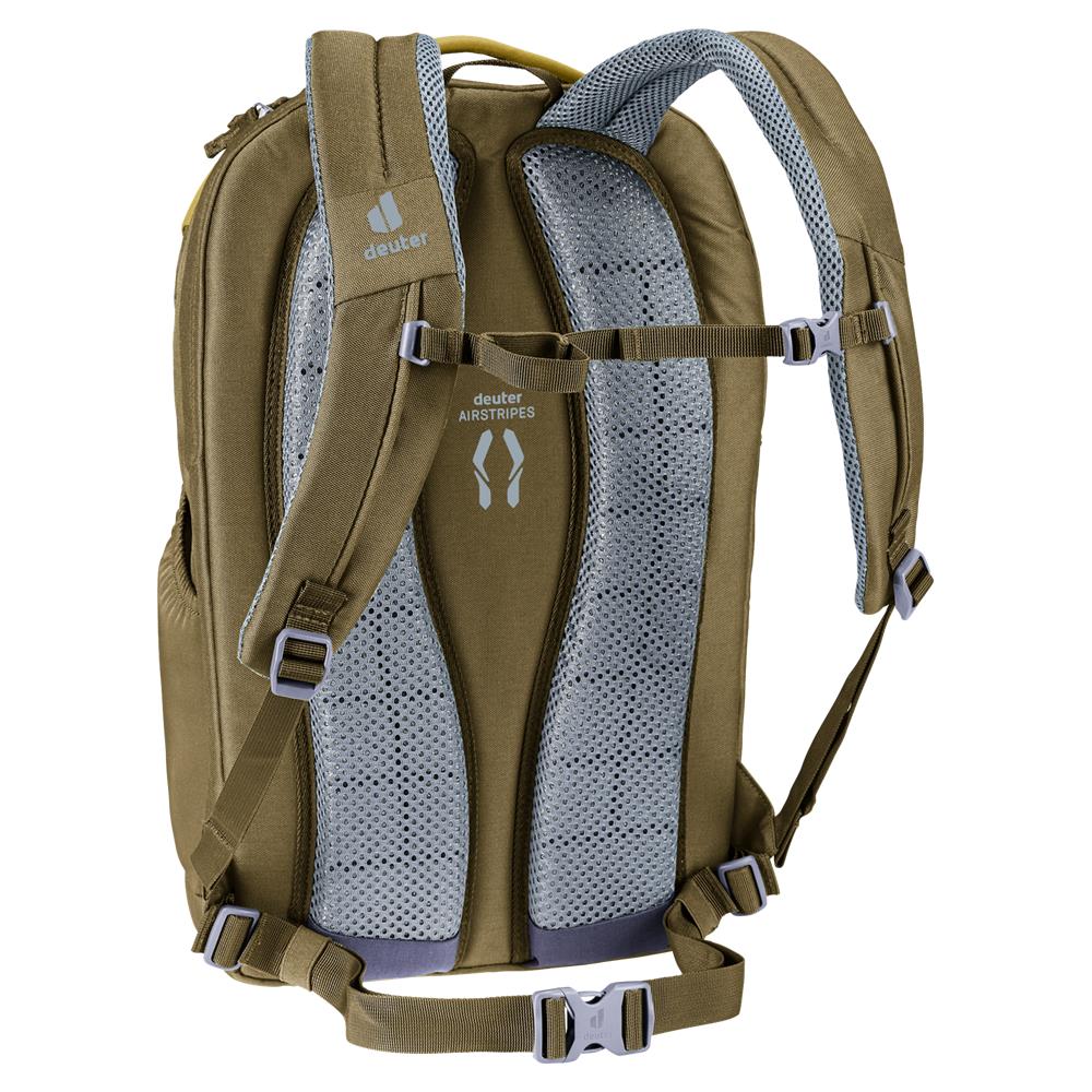 deuter Giga, Lifestyle-Rucksack, kelp-nori (beige), 28L, mit Flaschenhalter und Laptopfach