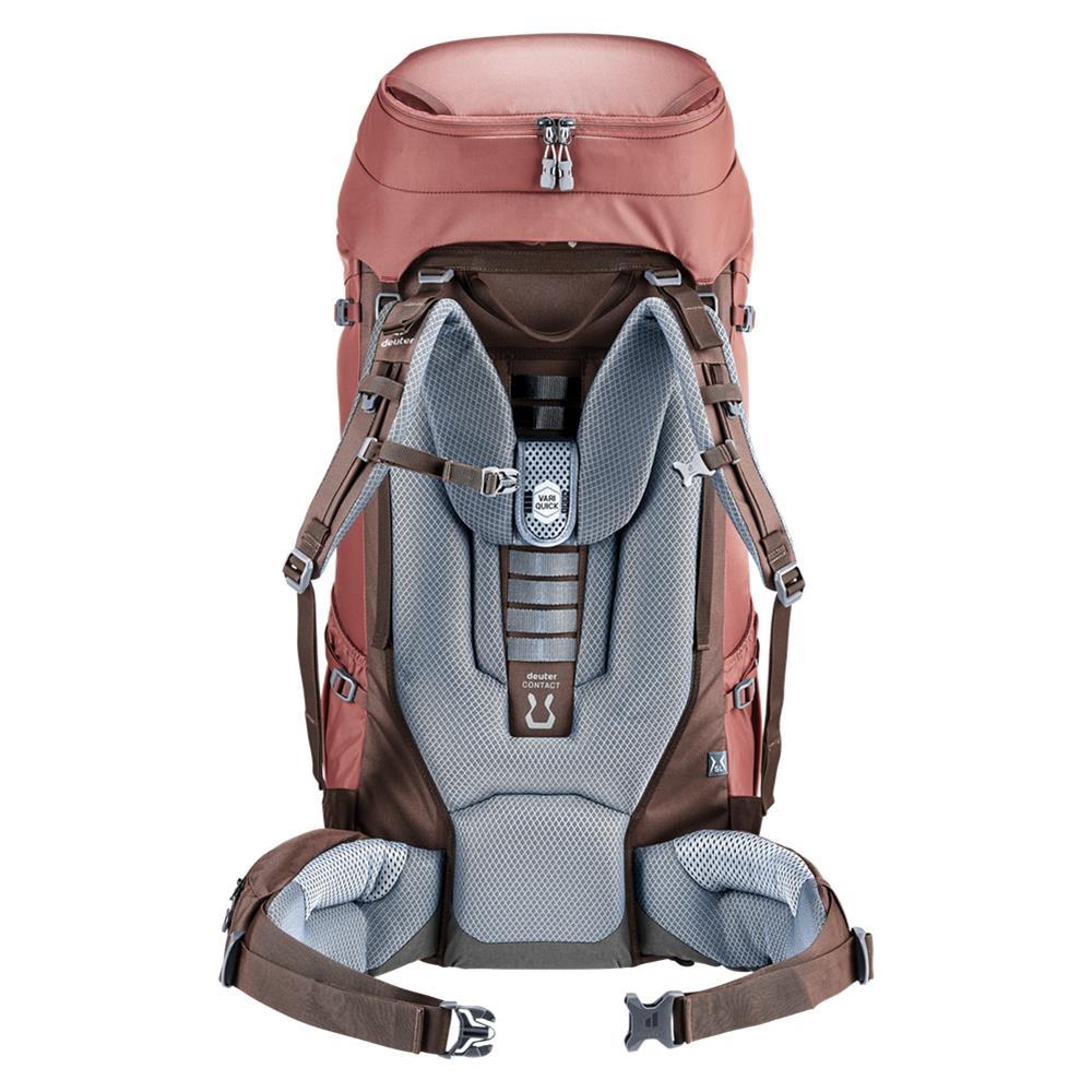 deuter Voyager 60+10 SL, Reiserucksack, caspia-raisin (rot), 60L