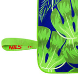 NILS Mikrofaserhandtuch 160x80 cm Blumen - schnelltrocknendes Handtuch für Camping, Strand & Sport